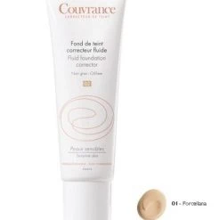 Avène Avene Couvrance Fondotinta Correttore Fluido 1.0 Porcellana Pelli Sensibili SPF20 30ml