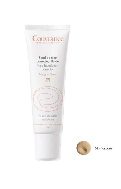 Avène Avene Couvrance Fondotinta Correttore Fluido 2.0 Naturale Pelli Sensibili SPF20 30ml 1 Avène Avene Couvrance Fondotinta Correttore Fluido 2.0 Naturale Pelli Sensibili SPF20 30ml