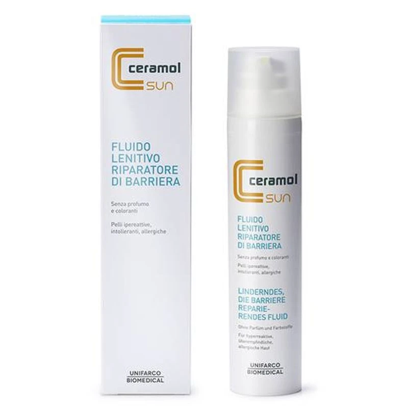 Ceramol Sun Fluido Lenitivo Per Gli Arrossamenti Da Esposizione Solare 100ml 1 Ceramol Sun Fluido Lenitivo Per Gli Arrossamenti Da Esposizione Solare 100ml