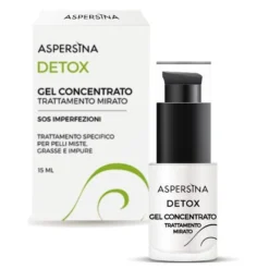 PHARMALIFE RESEARCH SRL Aspersina Detox Gel Concentrato Trattamento Mirato Imperfezioni 15ml
