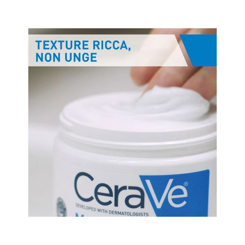 CeraVe Crema Corpo Idratante Pelle Molto Secca 340 G 4 CeraVe Crema Corpo Idratante Pelle Molto Secca 340 G - immagine 4