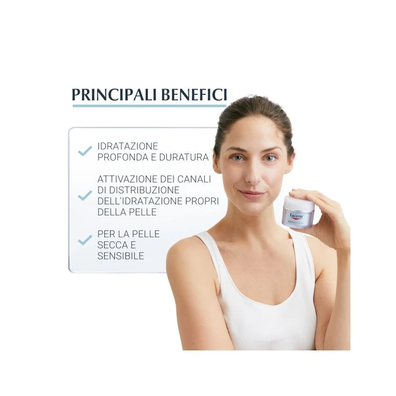 Eucerin AQUAporin Active Trattamento Idratante Riequilibrante Pelli Da Normali A Miste 50ml 2 Eucerin AQUAporin Active Trattamento Idratante Riequilibrante Pelli Da Normali A Miste 50ml - immagine 2