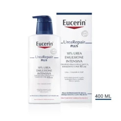 Eucerin UreaRepair PLUS 10% Urea+Ceramidi & NMF Emulsione Intensiva 400ml