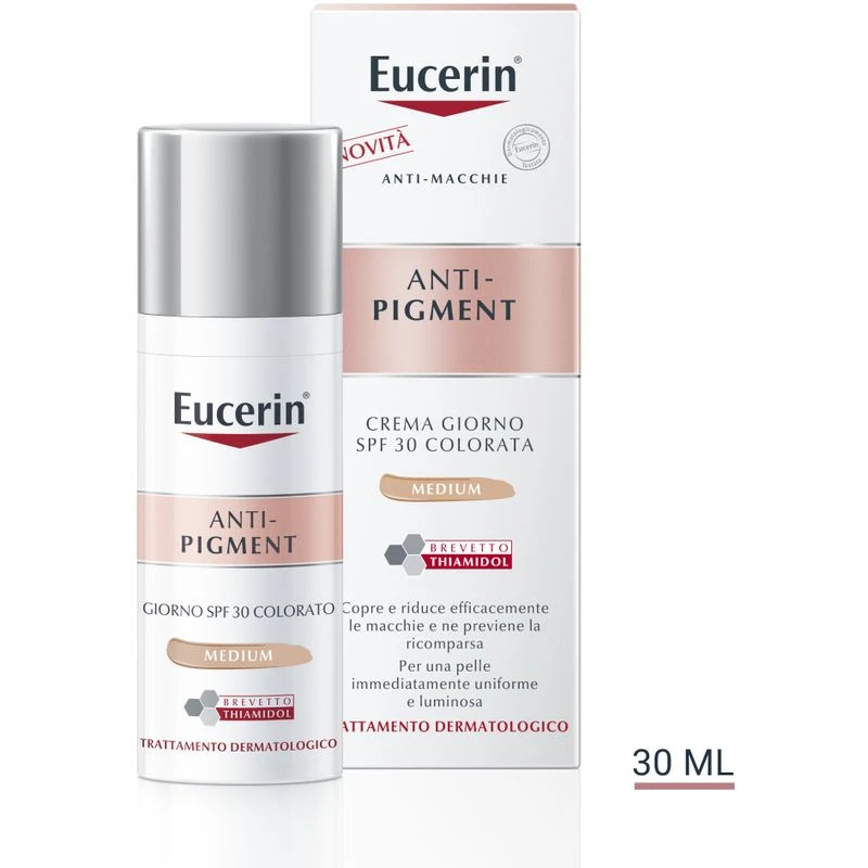 Eucerin Anti-Pigment Medium Crema Giorno Colorata SPF30 50ml 1 Eucerin Anti-Pigment Medium Crema Giorno Colorata SPF30 50ml
