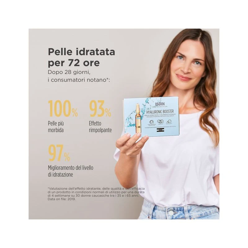Isdin Isdinceutics Hyaluronic Concentrate Booster 10 Fiale 3 Isdin Isdinceutics Hyaluronic Concentrate Booster 10 Fiale - immagine 3