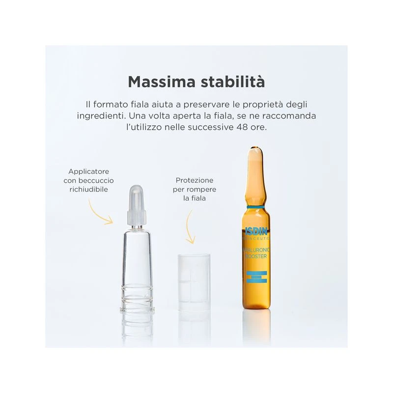 Isdin Isdinceutics Hyaluronic Concentrate Booster 10 Fiale 7 Isdin Isdinceutics Hyaluronic Concentrate Booster 10 Fiale - immagine 7