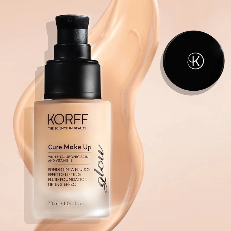 KORFF Milano Korff Cure Make Up Fondotinta Fluido Effetto Lifting Glow N.02 30ml 2 KORFF Milano Korff Cure Make Up Fondotinta Fluido Effetto Lifting Glow N.02 30ml - immagine 2