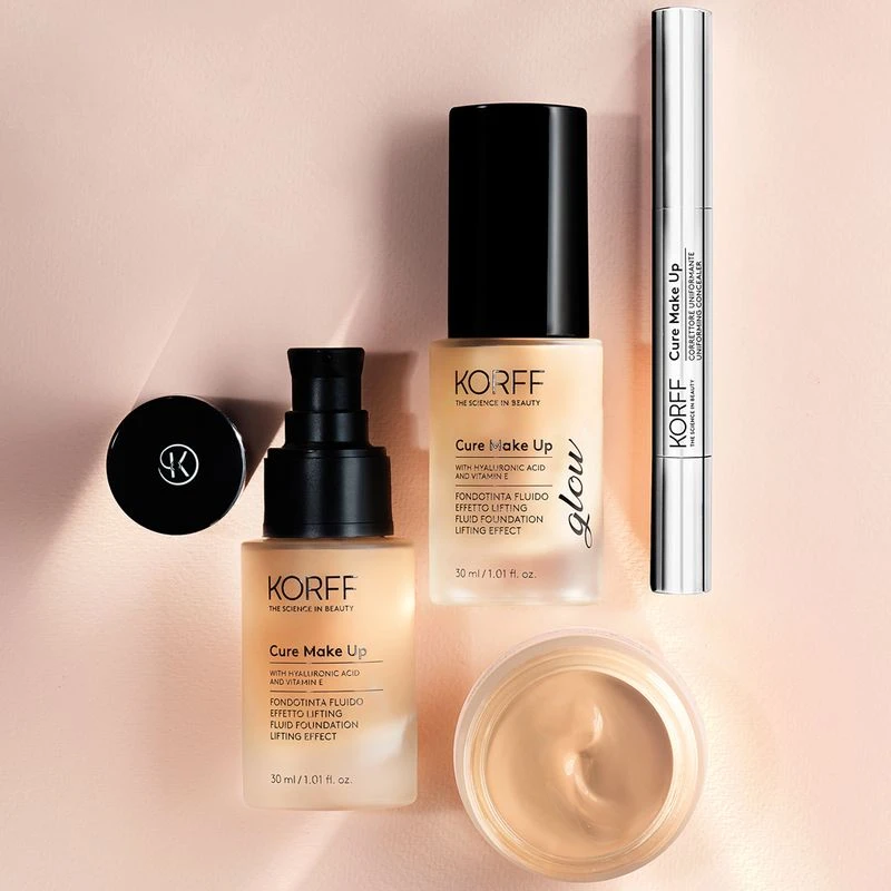 KORFF Milano Korff Cure Make Up Fondotinta Fluido Effetto Lifting Glow N.02 30ml 5 KORFF Milano Korff Cure Make Up Fondotinta Fluido Effetto Lifting Glow N.02 30ml - immagine 5