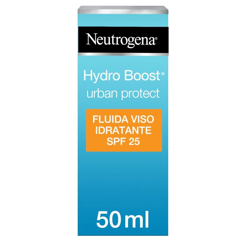 Neutrogena Hydro Boost Urban Protect Fluido Viso Idratante SPF25 Protezione Solare 50ml 1 Neutrogena Hydro Boost Urban Protect Fluido Viso Idratante SPF25 Protezione Solare 50ml