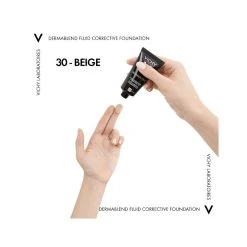 Vichy Dermablend SPF35 Fondotinta Fluido Coprente Tonalità 30 30ml -Galenia shop vichy dermablend fondotinta fluido correttore 16h tonalita 30 beige 30ml 9 1654778240