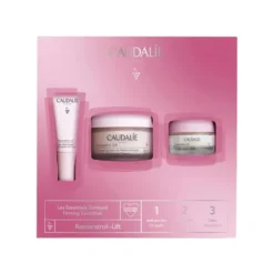 Caudalie Cofanetto Resveratrol-lift Crema 50ml + Crema Notte 15ml + Trattamento Occhi 5ml